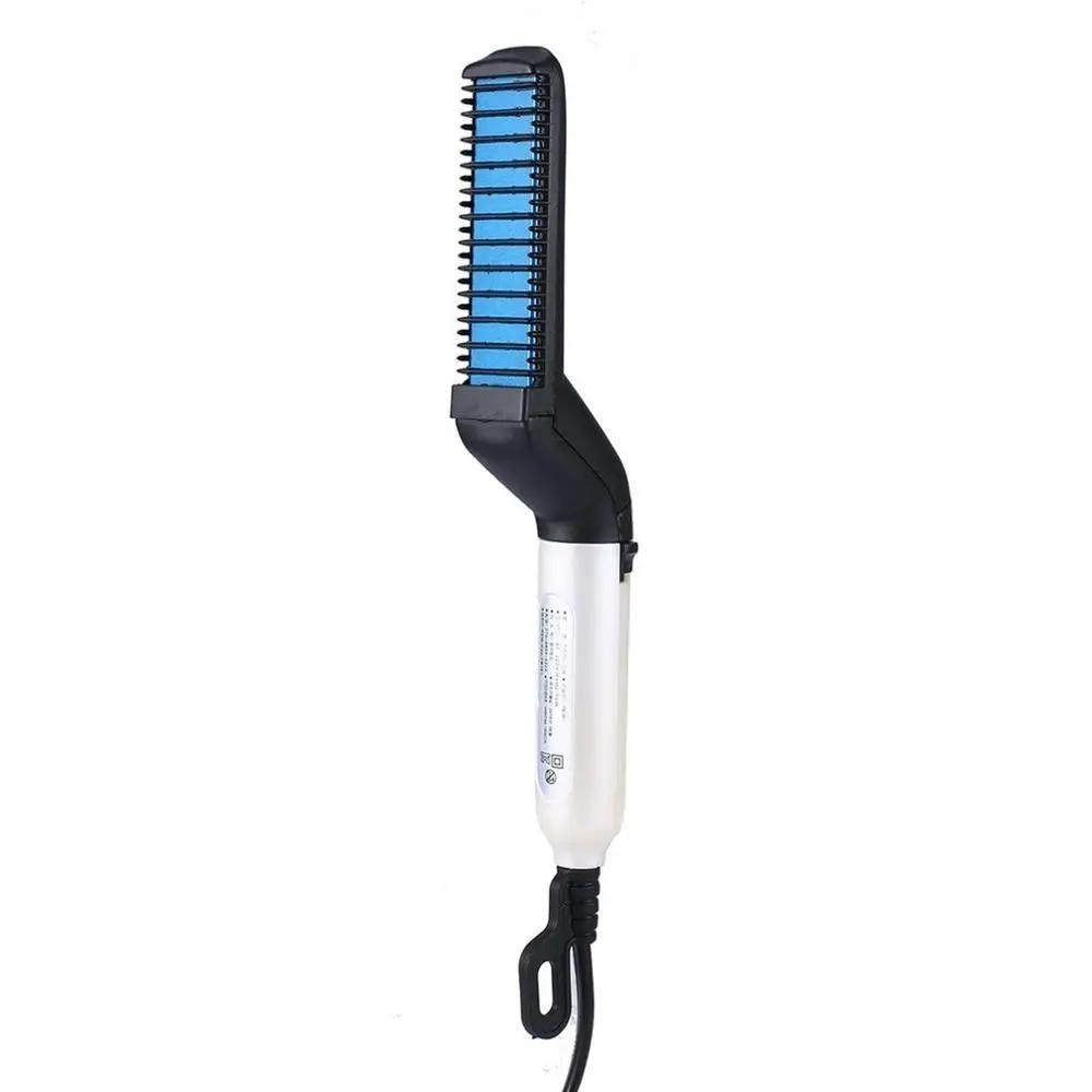 Multifunctional Hair Comb Brush Beard Hair Straightener Electric Heat Beard Straightening Comb Quick Hair Styler For Men