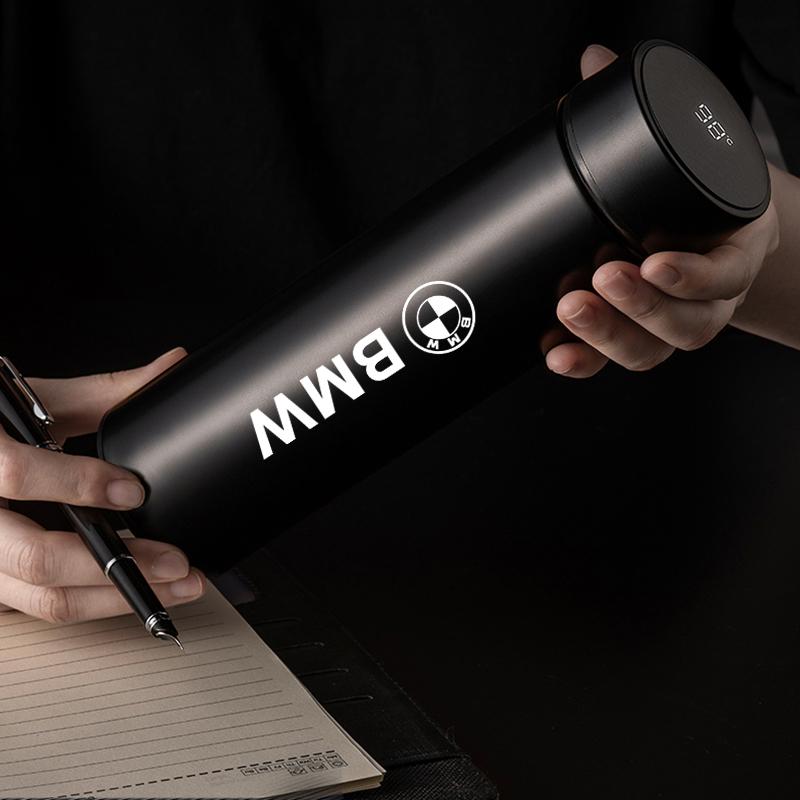 Samochodowy Inteligentny Wyświetlacz Kubek na Wodę Kawa Herbata Termos 500ml Dla BMW E46 E60 E90 E39 E87 E36 E92 E70 E91 X3 X5 X1 X2 X4 X6 X7 E28