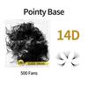 ABONNIE Loose 8D-20D Pointy Base Short Stem Premade Russian Volume Fans Faux Mink Premade Eyelash Extensions Makeup Cilios