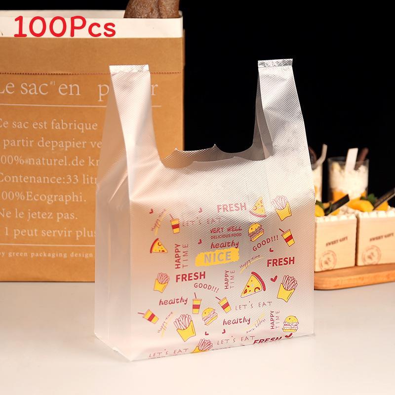 Cherry Blossom Gift Bags Plastic Packaging With Printing For Tea Packaging Use