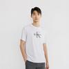 Calvin Klein Crew Neck Letter Short Sleeve T-Shirt Men Tops White 4RB862G-YAA