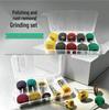 Nylon Fiber Wheel: Non-Woven Metal Polishing & Scouring Pad with Brushed Stainless Steel Handle
