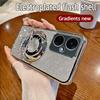 Gradient Glitter CD Ring Stand Phone Case For OnePlus 12 8T 9R 10 11 Pro 11R Nord 3 CE 2 3 Lite  ACE 2V 3V N20 N30 5G Soft Cover