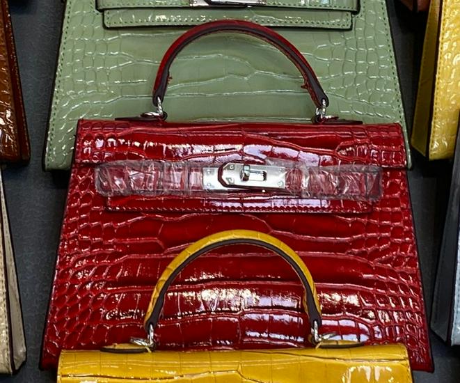 Europese & Amerikaanse Retro Krokodillenpatroon Kelly Enkelbandige Crossbody Tas: High-End, Modieuze, Lichte Luxe Handtas voor Dames