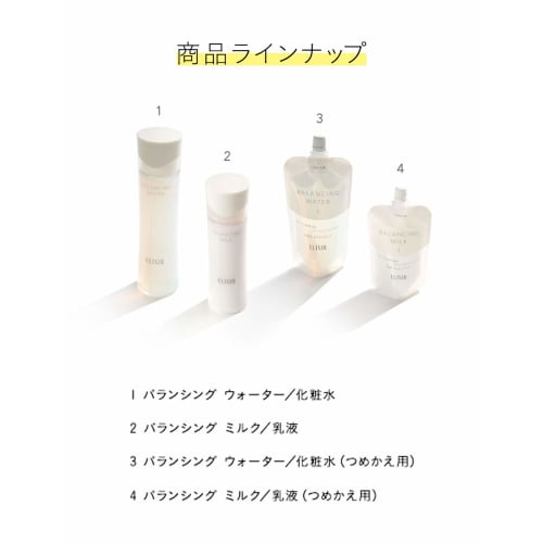 ELIXIR REFLET Balancing Milk 2 (Sooty Type) 110mL Refill Emulsion Moisture Pore Care Moisturizing Tsuyadama Shiseido