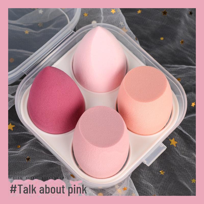 

Набор косметических губок: Пуховка для пудры Water Drop, косметическое яйцо, спонж Air Cushion.