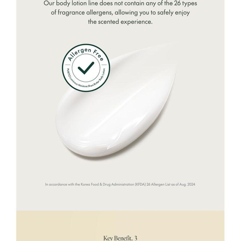 Purito SEOUL - Luminous Moisture Shea Butter Body Lotion - 3 Types