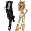 Plush Golden Lion Black Bear Costume Halloween Animal Cosplay