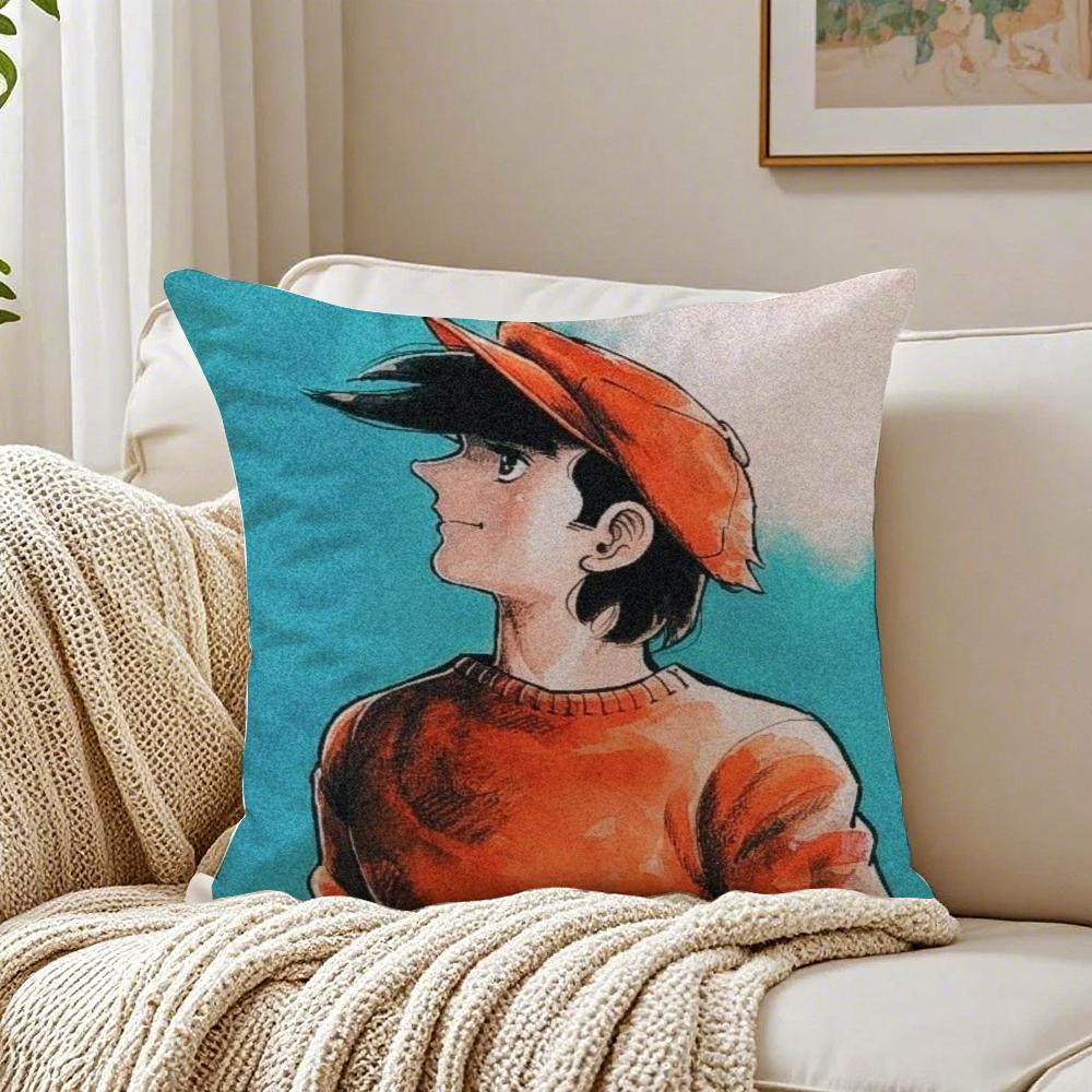 Sports Anime AAshita no Joe Cushion Cover Linen Pillowcase Soft  for Sofa Bed Home Room Decor