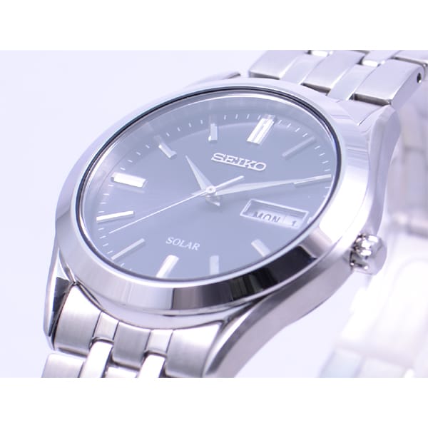 Seiko SBPX083 menn (SPIRIT Solar Herre) Rundklokke Sølv Rustfri Analog