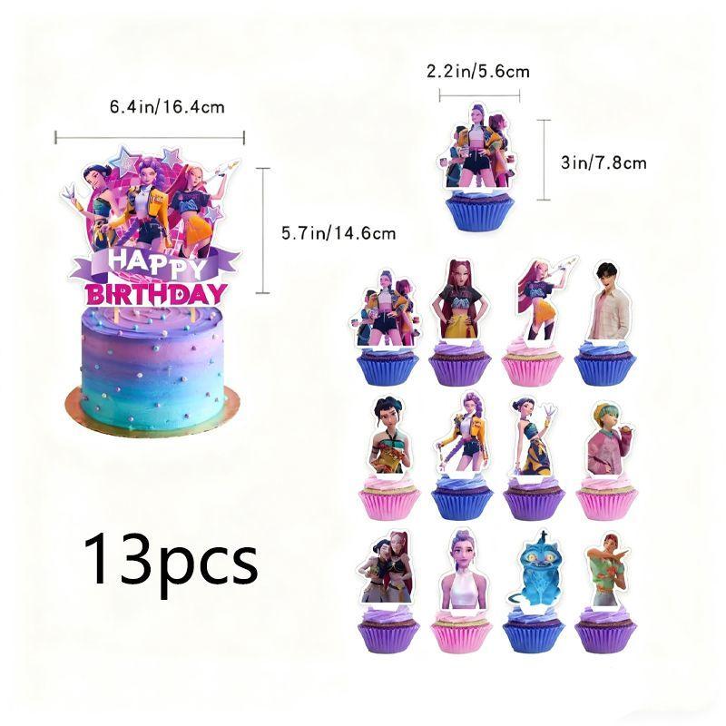 Witch Hunter Team Themed Party Balloon Set Birthday Party Decoration Items