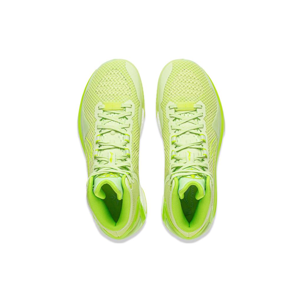 Li Ning Liren 4 Basketball Shoes Men's Mid Top Butterfly Pink Green ABAT095-7