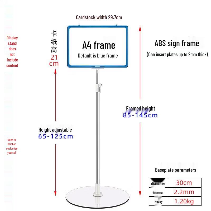 Jundingying A4 Outdoor Sign Stand