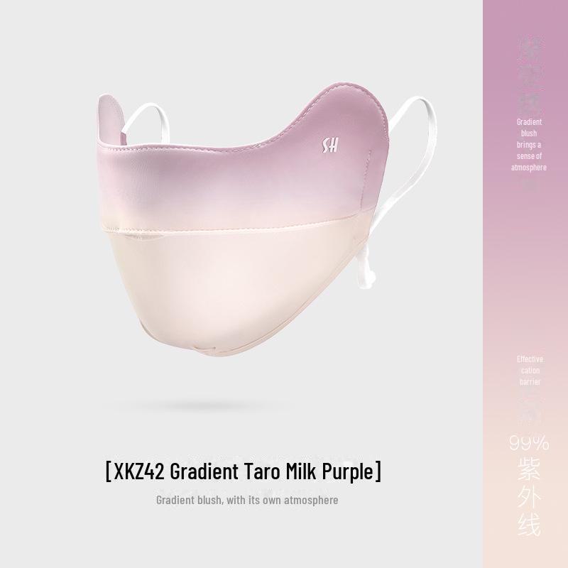 Women's Sun & Dust Protection Mask, Breathable, Ear-Hanging, Anti-Fog, UV & Eye Shield - XKZ42