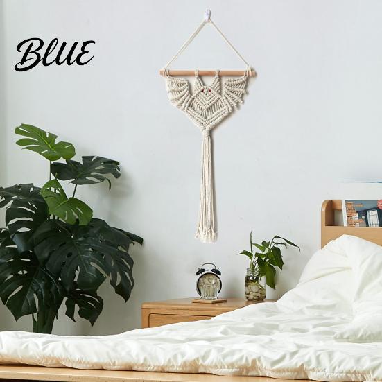 Hanging Planter Gothic Plant Holder Pot Stylish Tapestry Succulent Bat Woven Design Air Home Decor