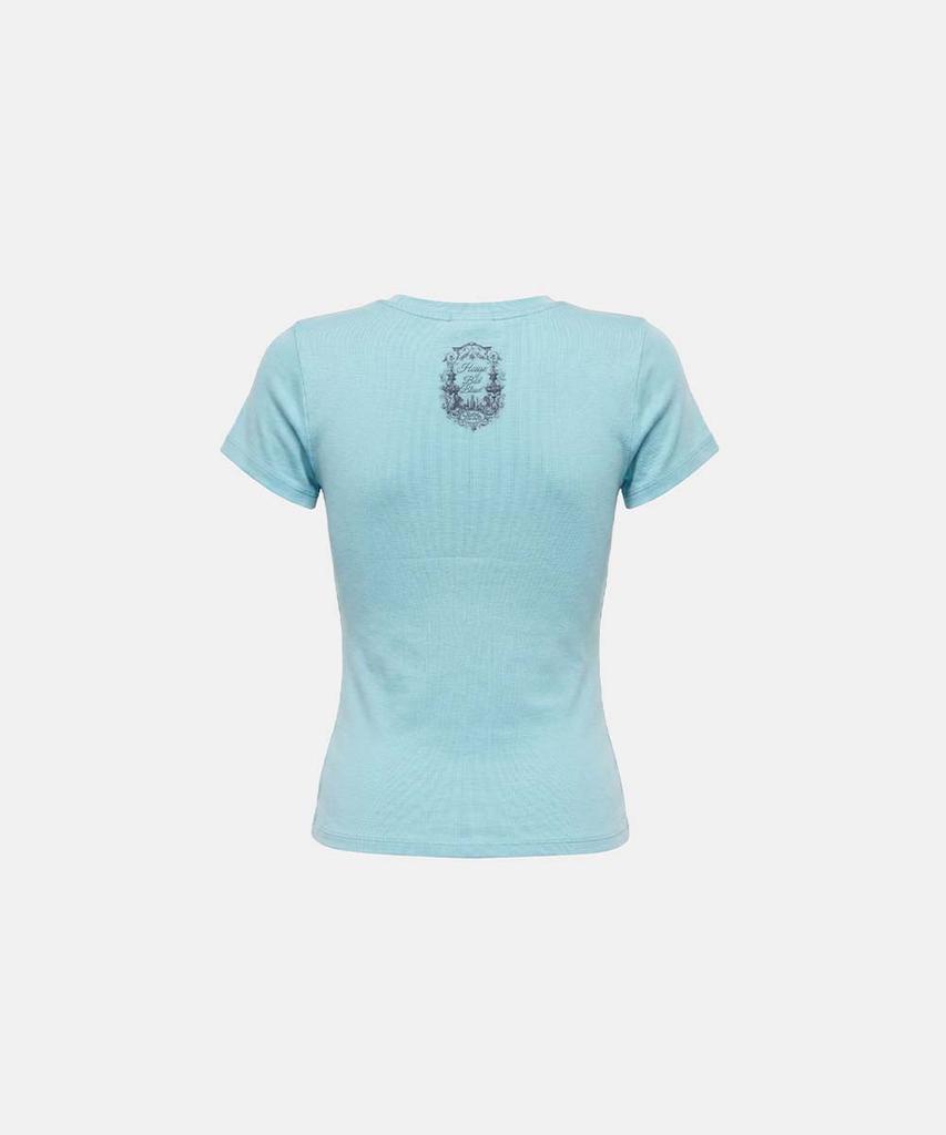 BADBLOOD H.B.B. Garden Graphic 1/2 T-Shirt - Mint