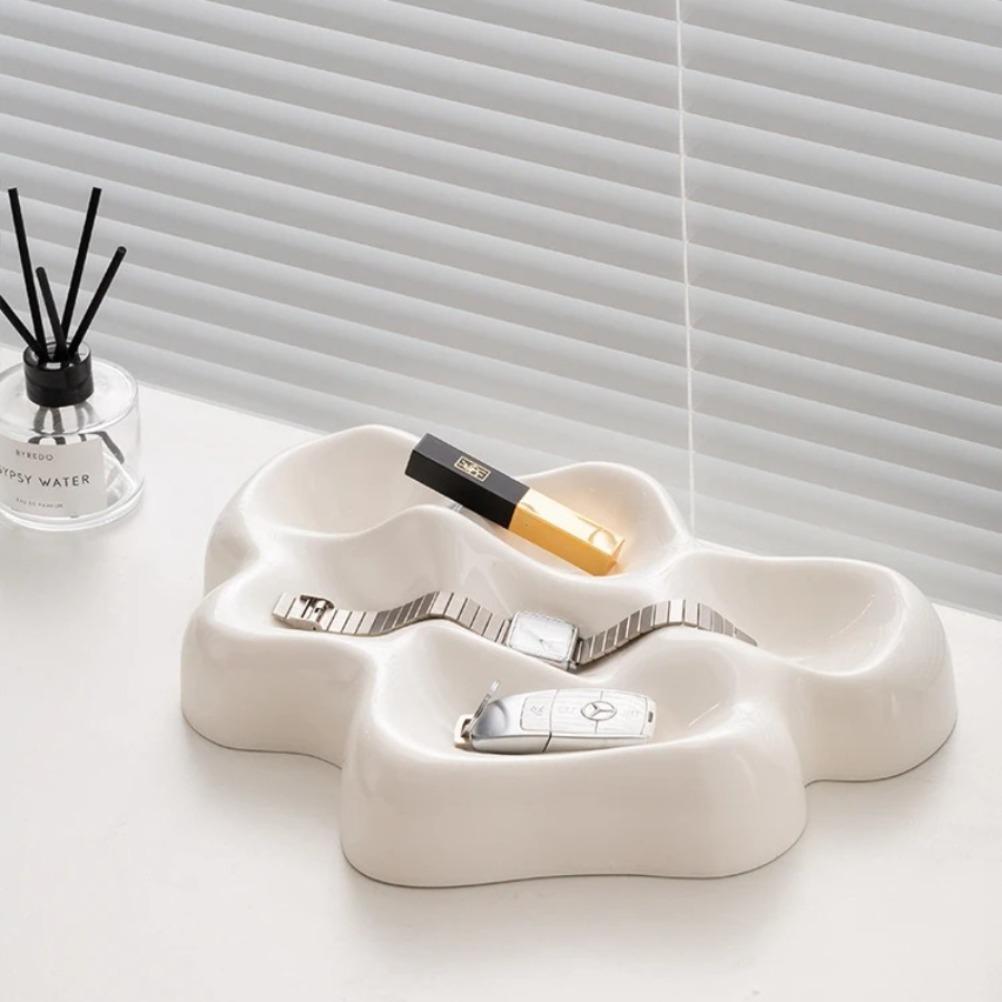 Irregular Glacier Tray Desktop Jewelry Box Jewelry Cosmetics Sundries Organizer Jewelry Classification Tray Home Decoration
