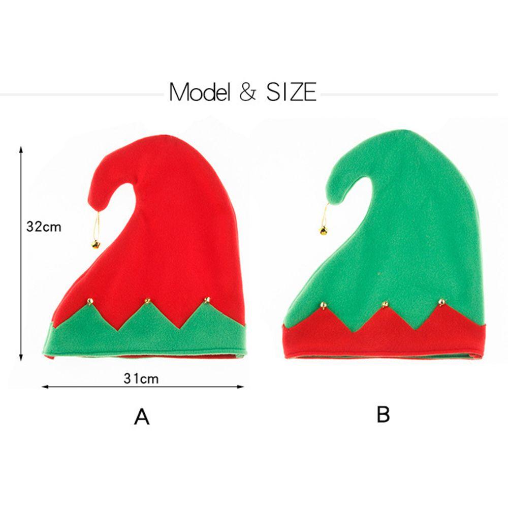 Ball Elk Snowman Clown Cap Velvet Hats Korean Winter Caps With Metal Bell Women Christmas Hats