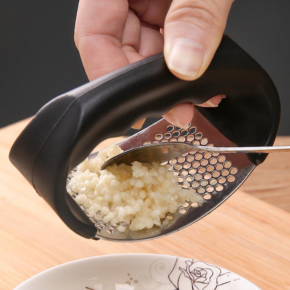 Stainless Steel Garlic Press Manual Garlic Press Device Kitchen Press Squeezer Ginger Garlic Tools Kitchen Accessories