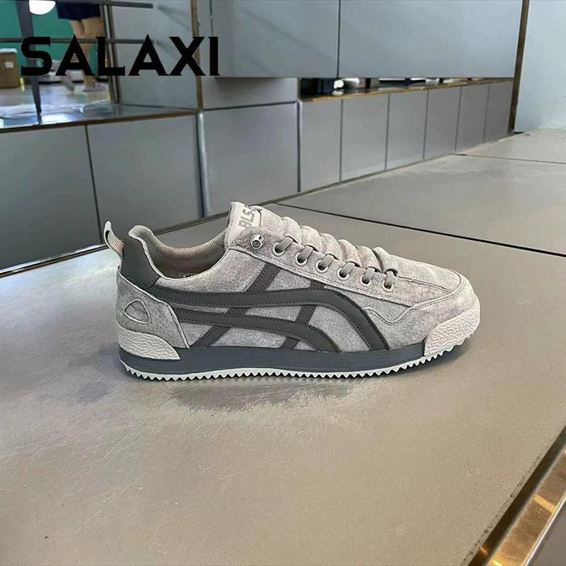 

Белые парусиновые туфли Дышащие повседневные туфли Корейские мужские слипоны Кроссовки для пар Удобные уличные прогулочные туфли на плоской подошве 39 серый