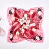 1 Peça Bandana Comissários de Bordo 50x50CM Moda Poliéster Elegante Lenços Quadrados Hijab Femininos