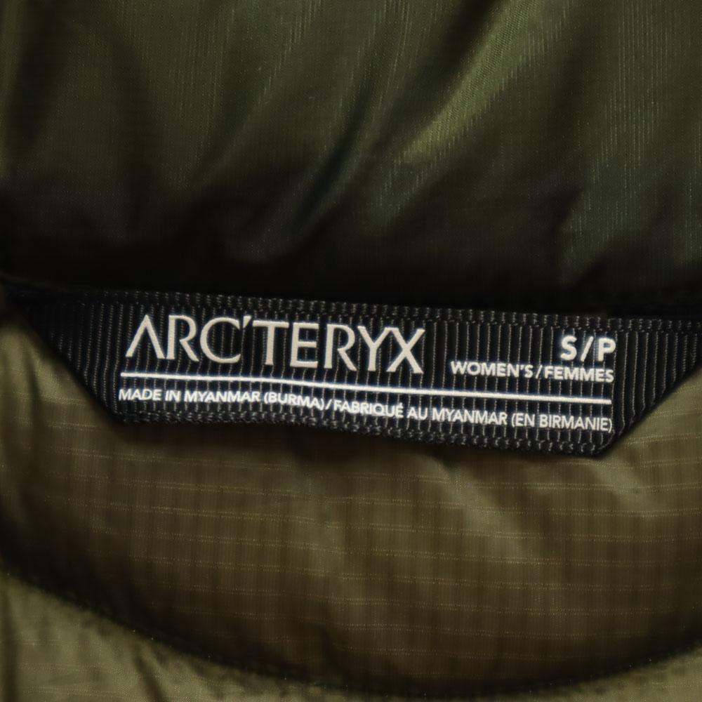 ARC'TERYX Cerium Vest 119090 Down Vest S Khaki Women Used