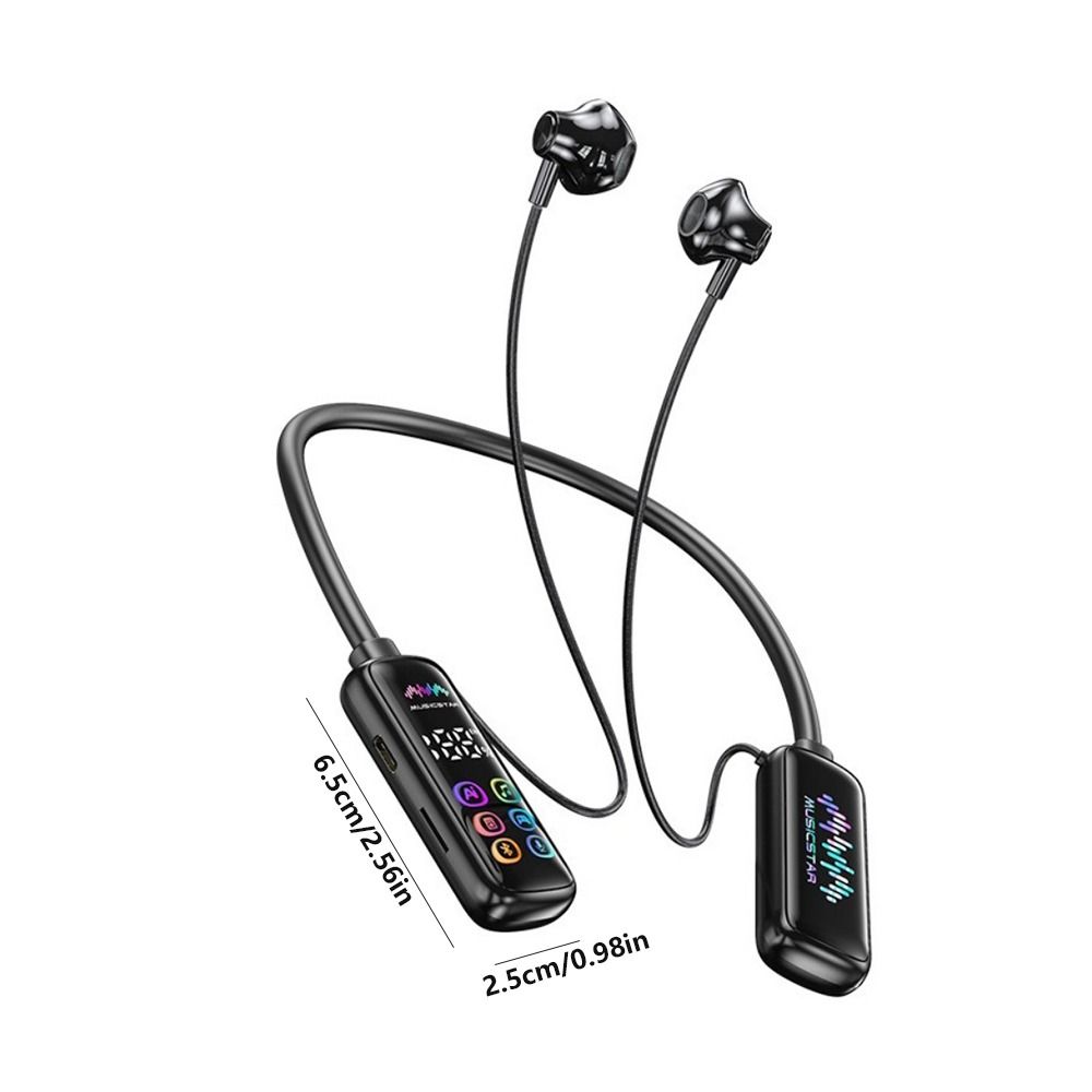 Noise Reduction Wireless Earphones HD Screen Karaoke Earphones Neckband Headphones Gamer Use