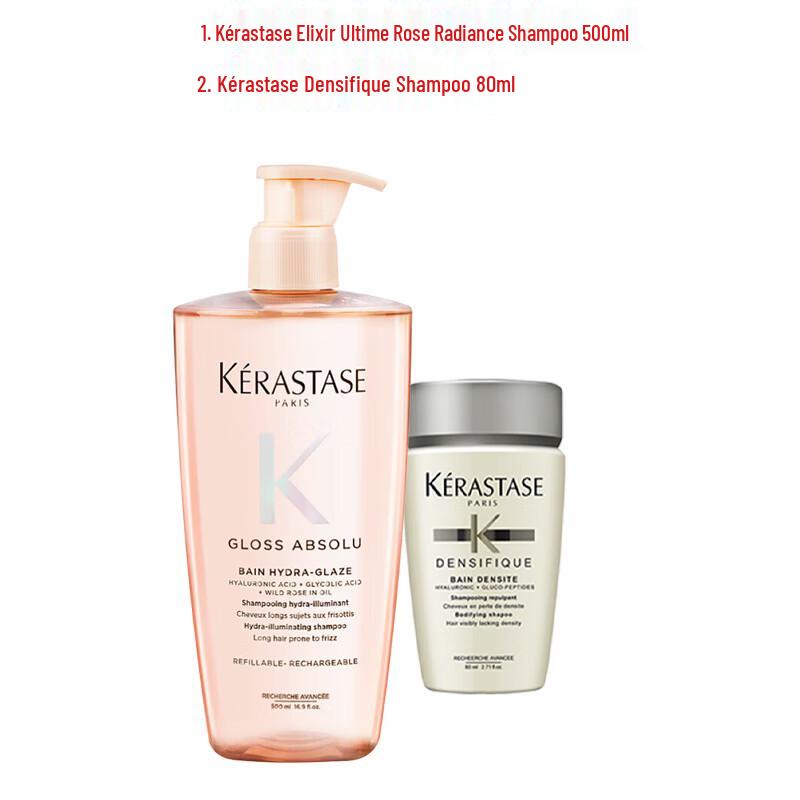 Kérastase Glaze Rose Illuminating & Genesis Shampoo Set