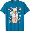 Cute Cat Drinking Bubble Tea Boba Milk Tea Graphic Tee Kawaii Kitten Lover Shirt