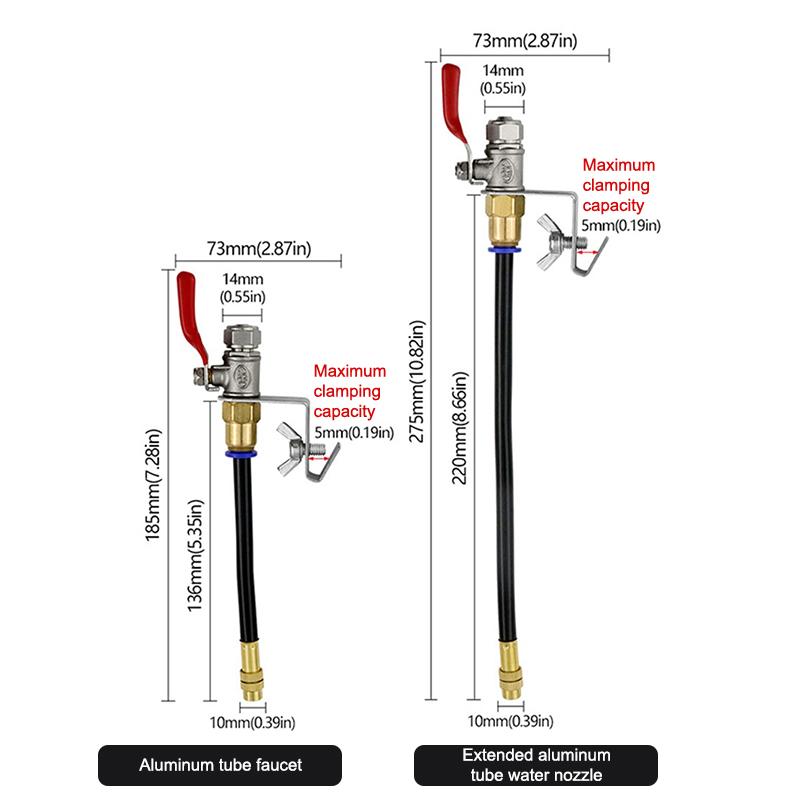 Dust Remover Water Sprayer System Nozzle Coolant Misting Nozzle For Marble Brick Tile Cutting Machine Angle Grinder Cutter