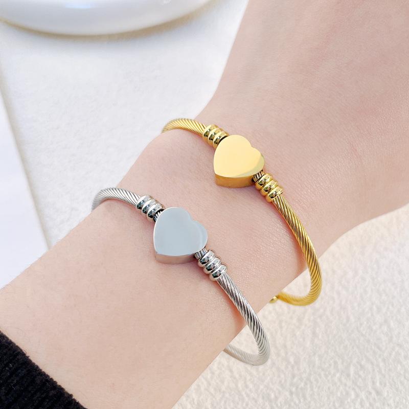 Elastic Love Opening Girl's High-end Bracelet