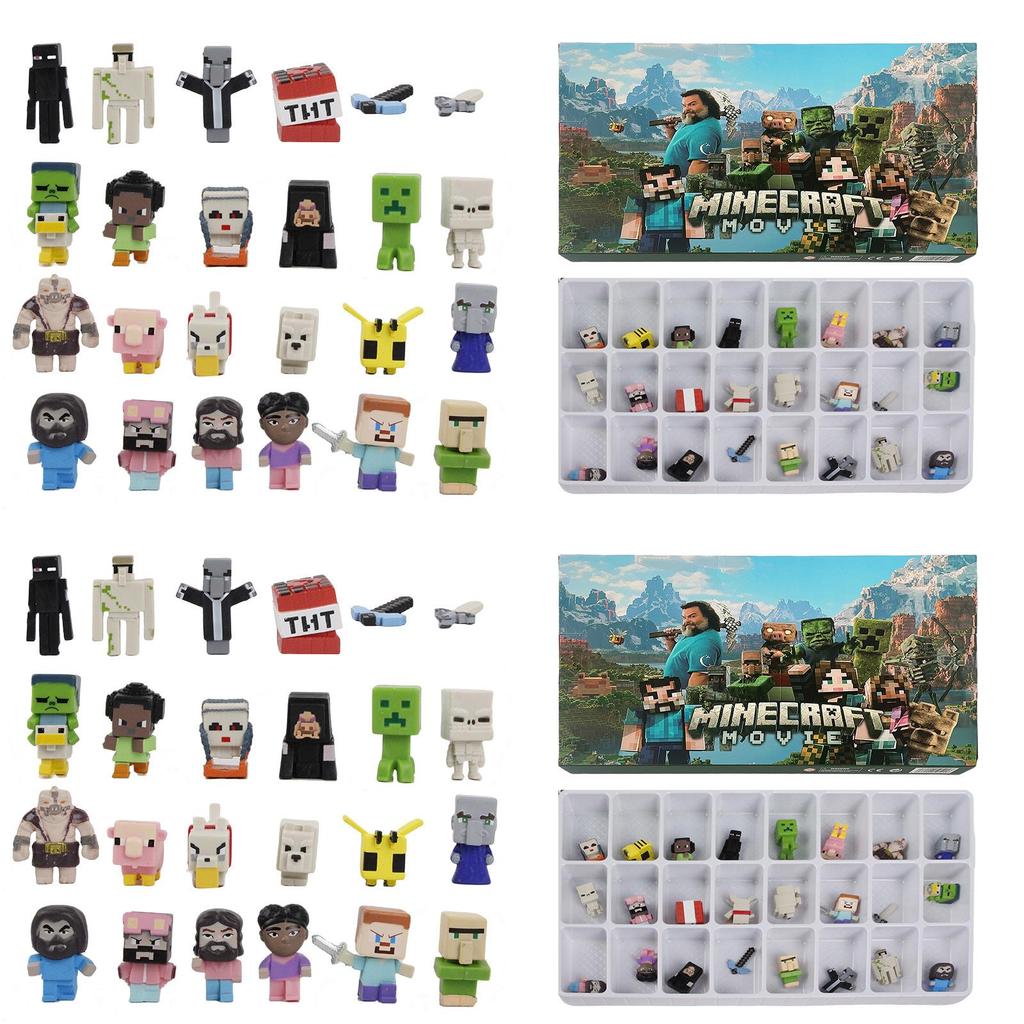 Minecraft Pvc Mini Figures With Collectible Character Designs For Kids And Collectors