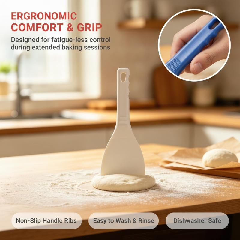 1Pcs Flexible Pizza Dough Scraper Spatula Pizza Dough Cutter Tools And Accessories Dough Spatula For Pizza With Hanging Bracket