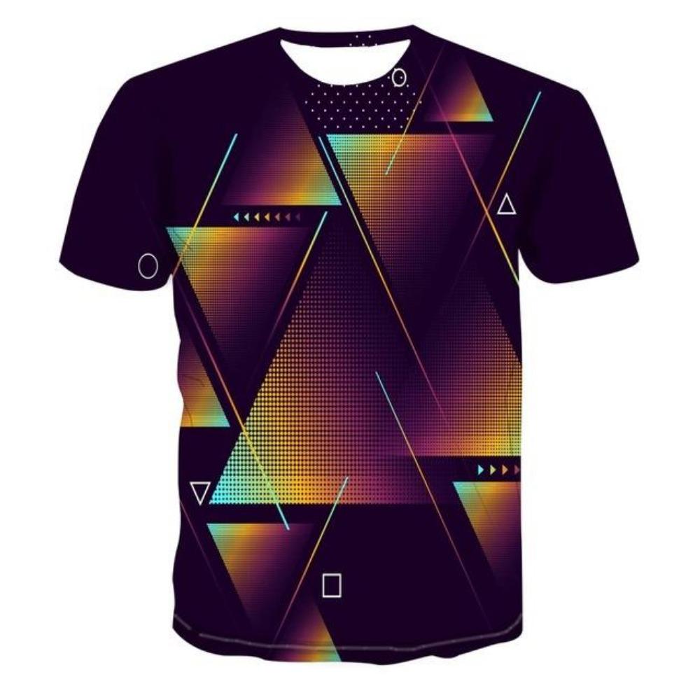 New Summer Men's 3d T-shirt Casual Short-sleeved O-neck Fashion Funny Printing T-shirt Men
