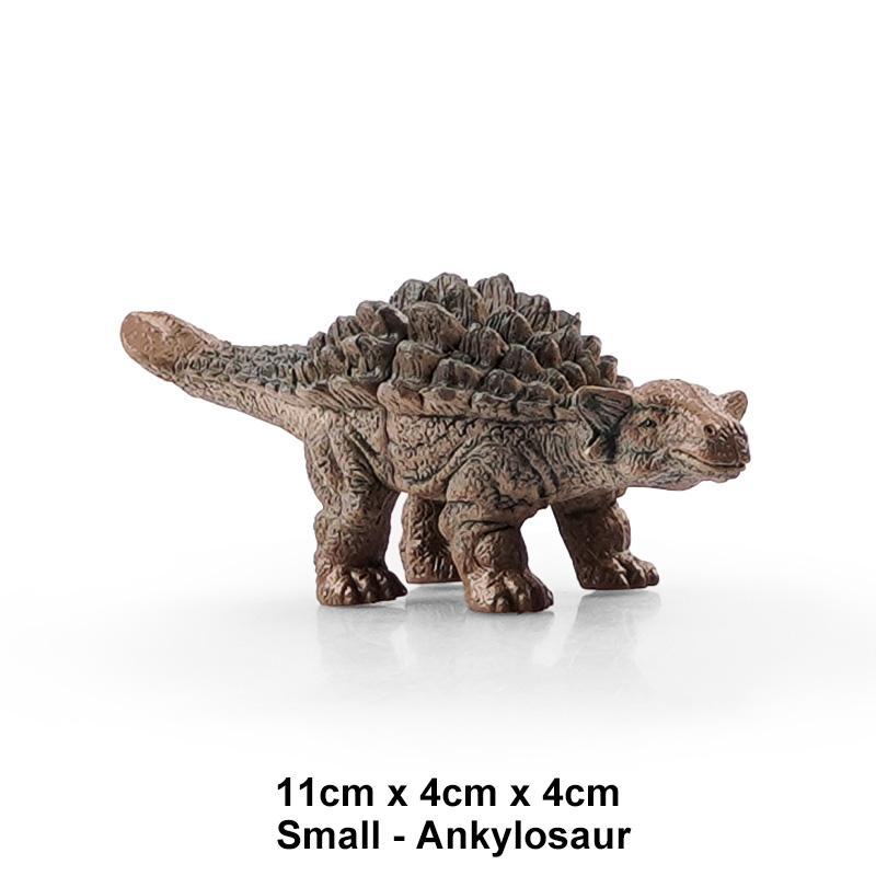 Simulation Jurassic Dinosaur Actionfiguren Dino Park Carnotaurus Ankylosaurus Tyrannosaurus Rex Modell Dekoration Spielzeug Kinder Geschenk