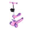 3 Wheel LED Light Up Scooter with 3 Wheels   Handlebar and Removable Seat Folding Scooter for Outdoor Activities