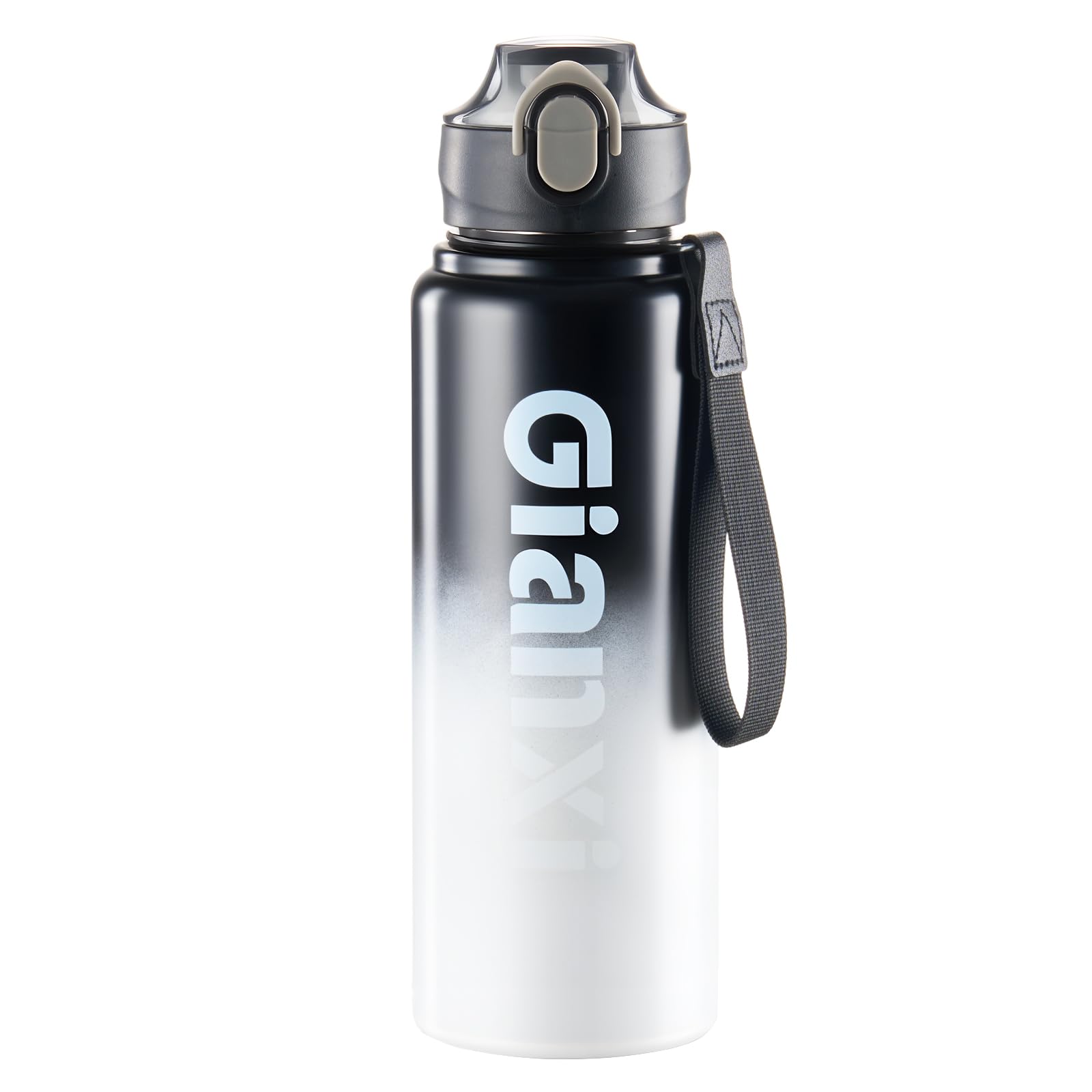 

GIANXI One-Touch Water Bottle with Straw, 1000ml, Insulated, Vacuum Insulated, SUS316 Stainless Steel, Lightweight, Portable, Easy to Clean, Stylish,