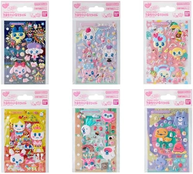of Tamamori Sticker Refill 3 of Memories Pastel Amusement Park Tropical Fresh Tama Royal Paradise 4 Paradise [Set 6] Vol. [Fireworks / / / / / 5] белый