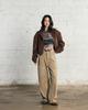 NO EXTRA TOUCH Rebuild Stitch Dyed Denim (Beige) / 25Wtpt002Be