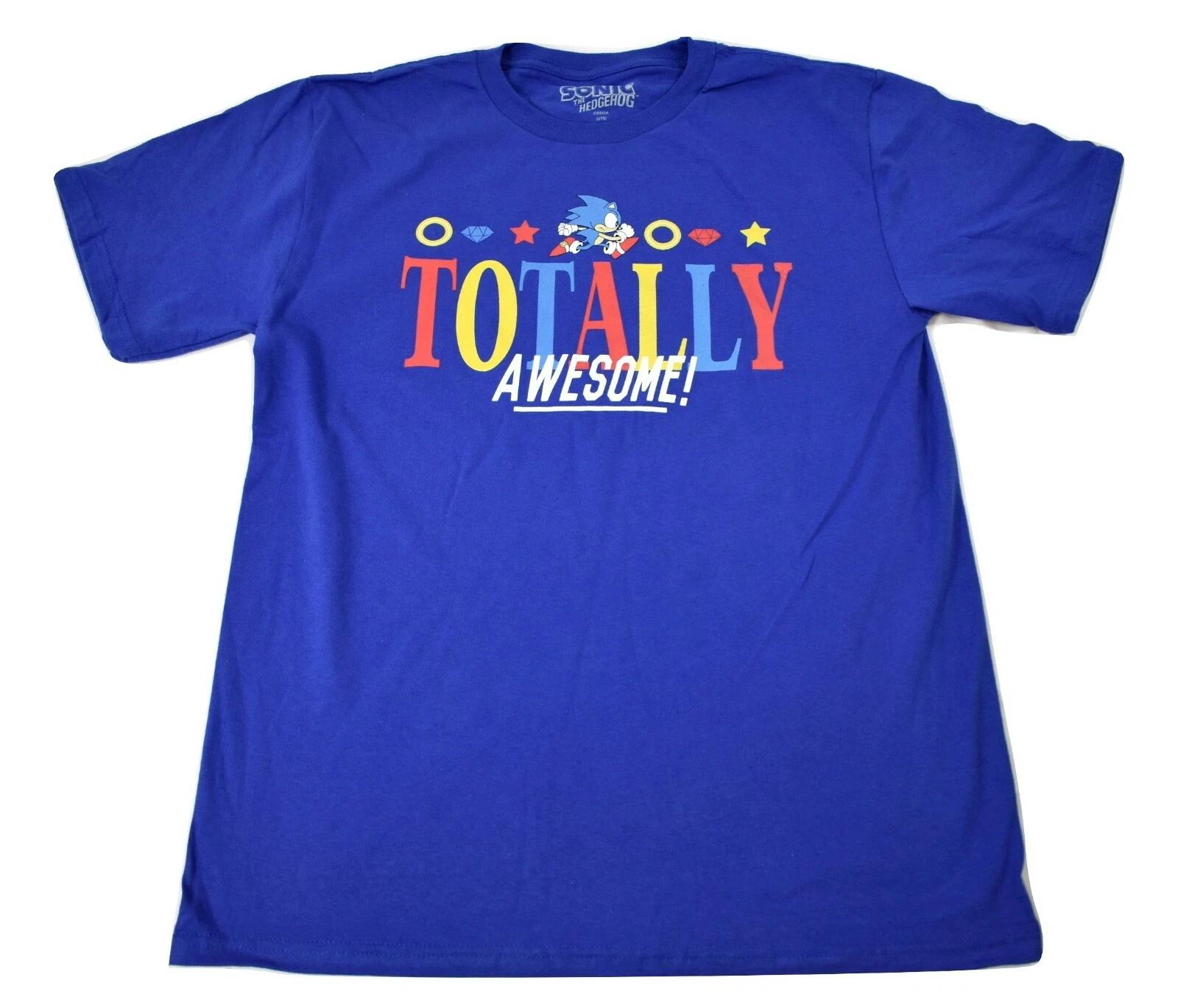 

Sonic The Hedgehog Youth Boys Totally Awesome! Tee Shirt New XL S