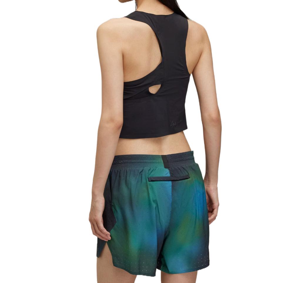 Y-3 Skin-Friendly Soft Comfortable Fashion Sports Vest Women Tops Dark-Green Teal JM3352