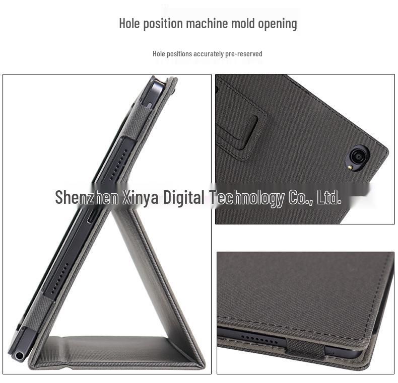 Blackview Tab15/Tab16 10.5" oder Tab7 12" Leder Tablet Hülle mit Handauflage