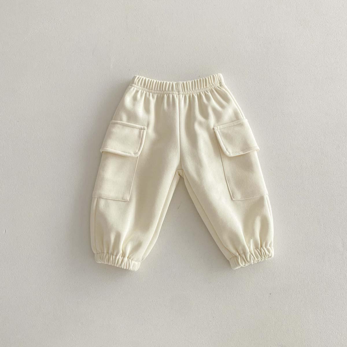 

Повседневные однотонные брюки весна/осень 2024 для мальчиков в возрасте от 0 до 6 лет 130cm абрикосовый