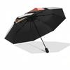 Ombrello da Viaggio a Tema Capibara - 8 Stecche, Apertura e Chiusura Automatica, Design Pieghevole Portatile, Ombrello Compatto ed Elegante Adatto per l'Esterno