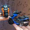 Keychain Pendant Motorbike Charm Zinc Alloy Anti-Detachable Hook Keyring Backpack Accessory Decompression Tool