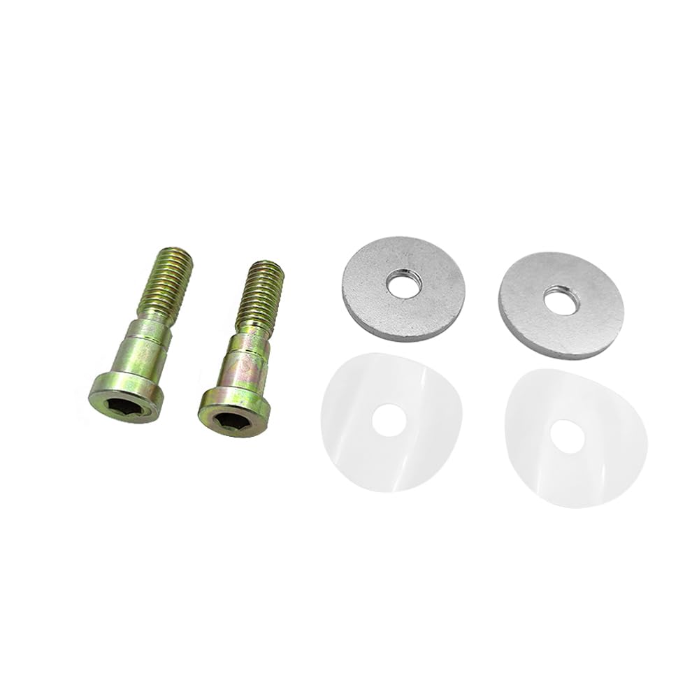 

2 Pcs Door Striker Bolts Set, Door Latch Strikers w/Clear Washers for Chevy Malibu 1964-1967, El Camino 1964-1970, for Buick Special