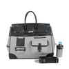 Fashion and Leisure Men's and Women's Travel Bags, Shoulder Messenger Bags, Handbags, Large-capacity Leather Splicing Travel Bags