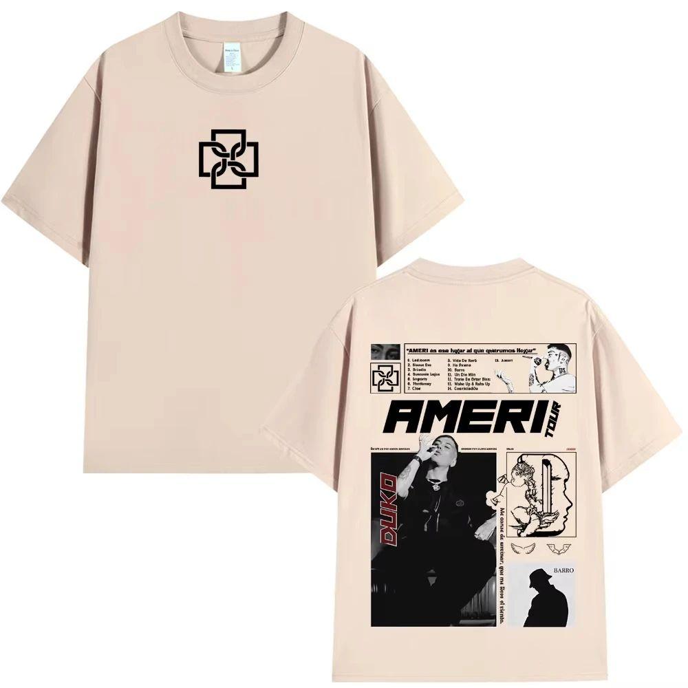 Rapper Tour Merch T-shirt Men Women Clothing Fashion Hip Hop Oversized T-shirts Cotton Cozy Short Sleeve Men T Shirts