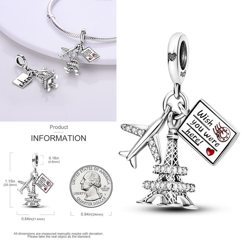 Elk Dinosaur Luminous Firefly Dangle Charm Flower Beads Sale Copper Fit Bangle Bracelet Diy Jewelry Charms