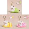 Plush Duck Keychain Toy With Pp Cotton Filling For Girls And Women
